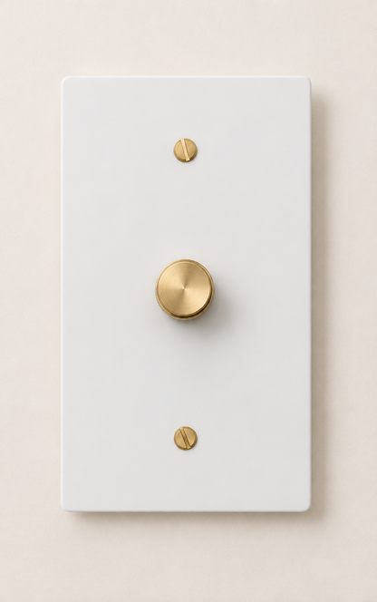 Signature Brass Dimmer Switch