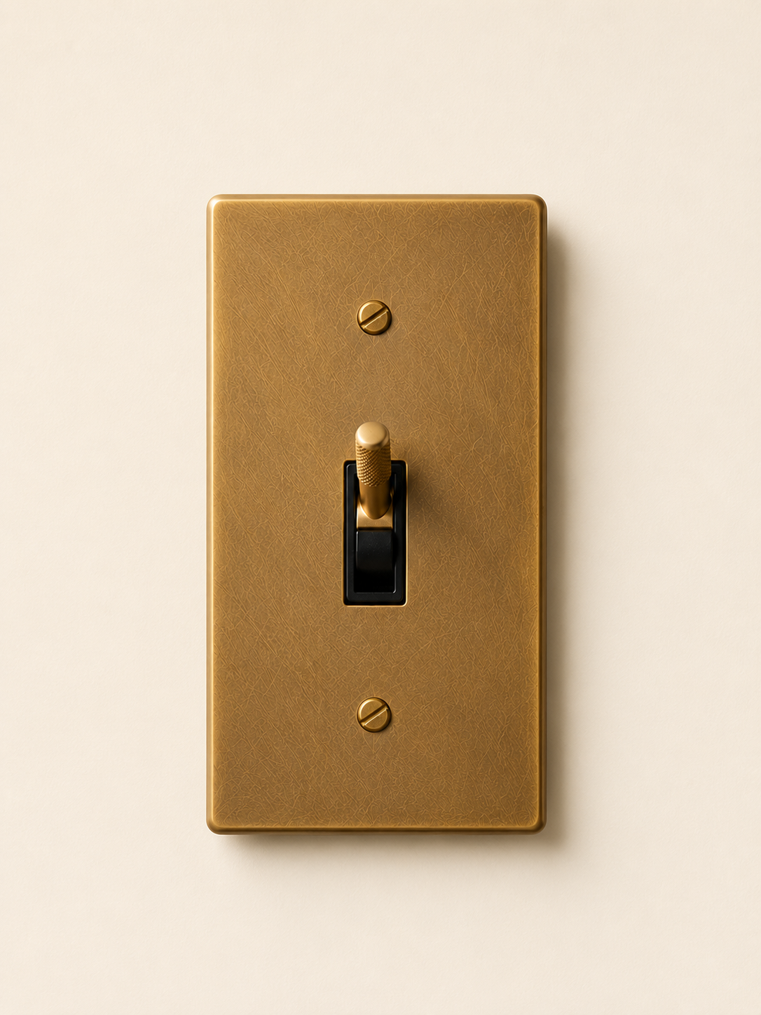 Signature Brass Toggle Switch