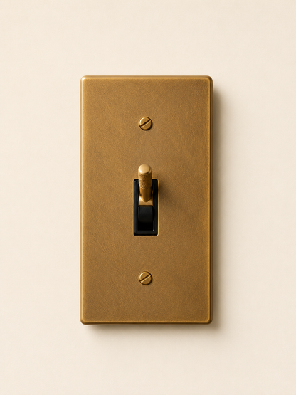 Signature Brass Toggle Switch