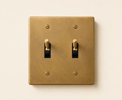 Signature Brass Toggle Switch