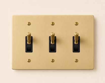 Signature Brass Toggle Switch