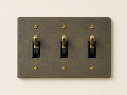 Signature Brass Toggle Switch