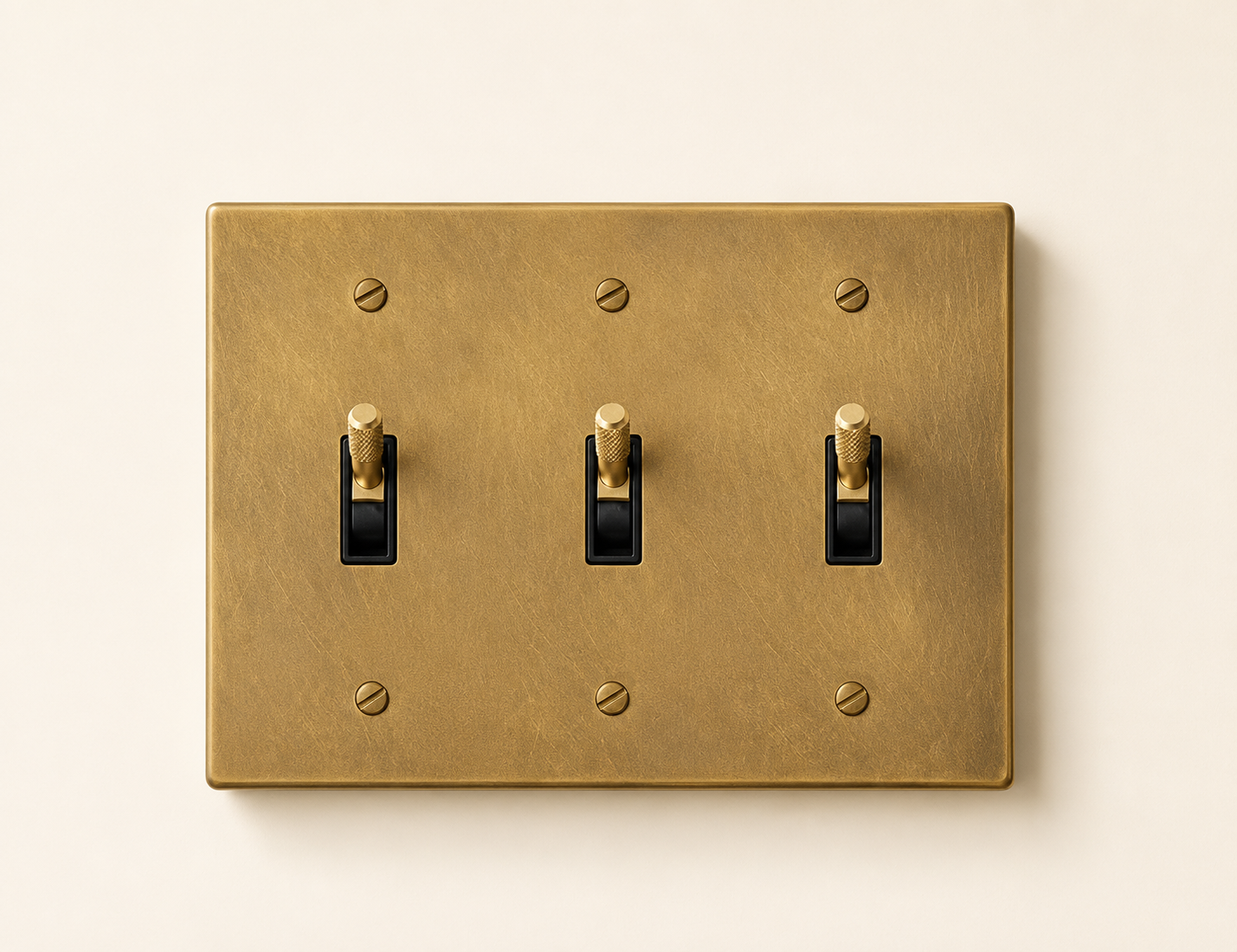 Signature Brass Toggle Switch