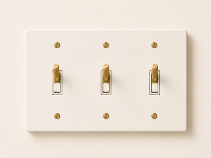 Signature Brass Toggle Switch
