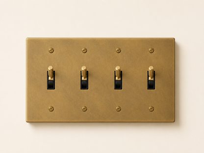 Signature Brass Toggle Switch