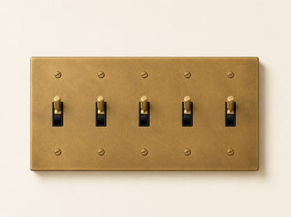 Signature Brass Toggle Switch