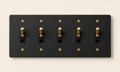 Signature Brass Toggle Switch