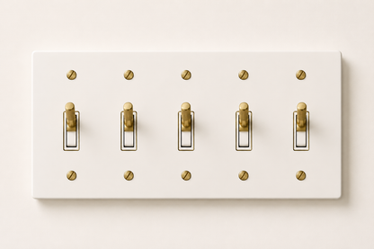 Signature Brass Toggle Switch