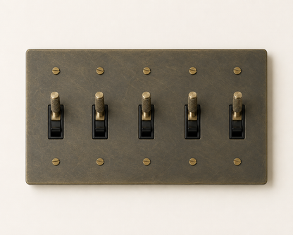 Signature Brass Toggle Switch