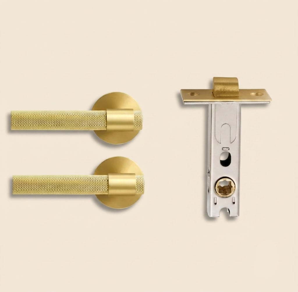 The Signature Brass Door Lever