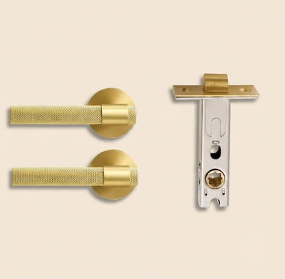 The Signature Brass Door Lever