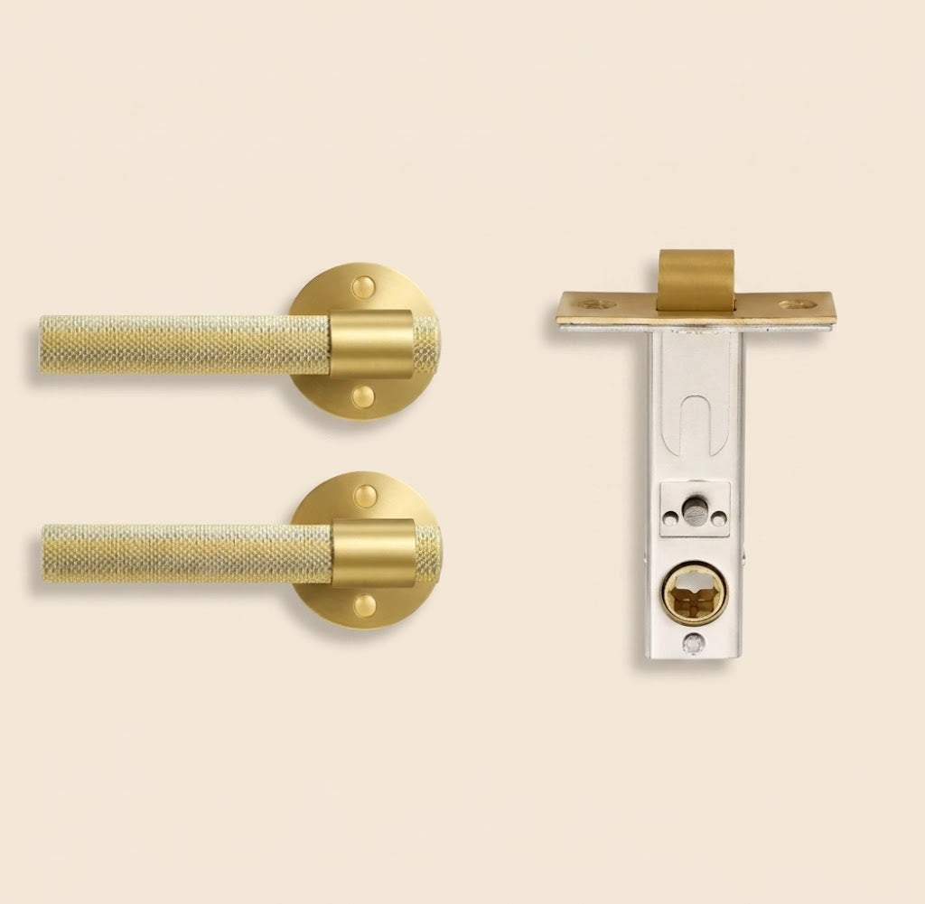 The Signature Brass Door Lever