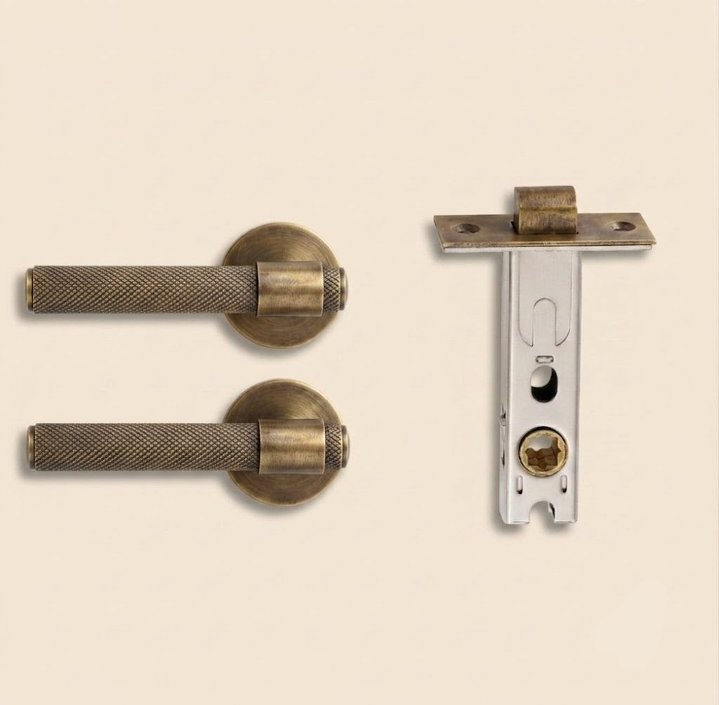 The Signature Brass Door Lever