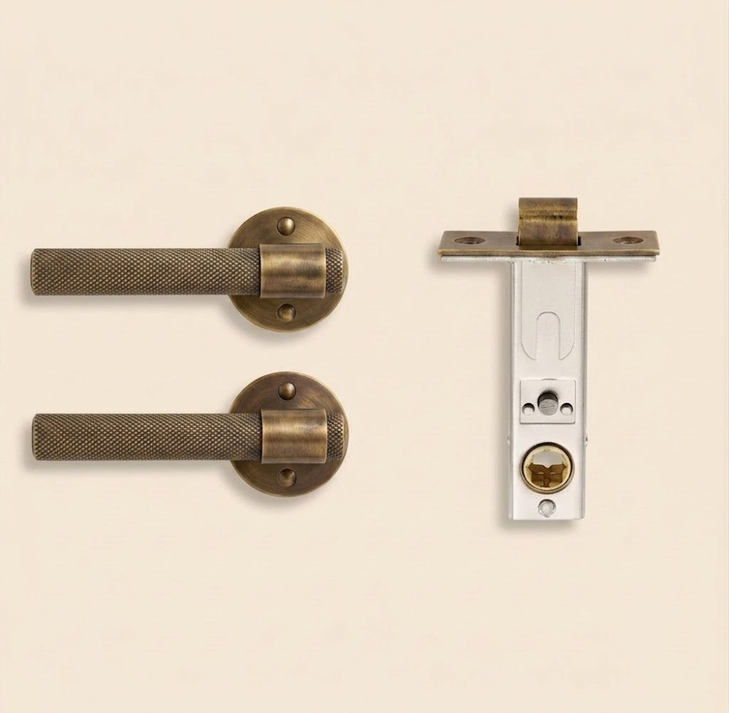 The Signature Brass Door Lever