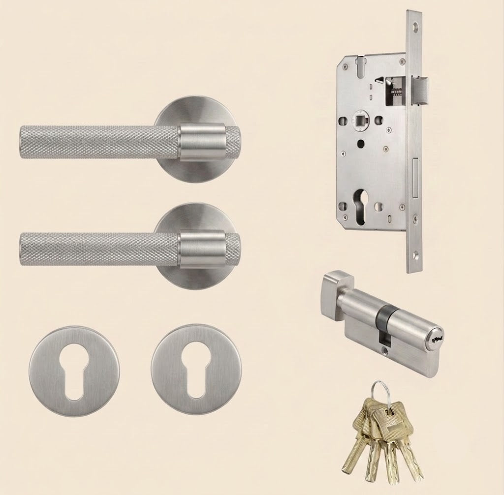The Signature Brass Door Lever