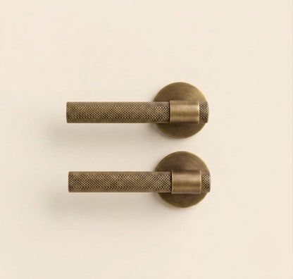 The Signature Brass Door Lever