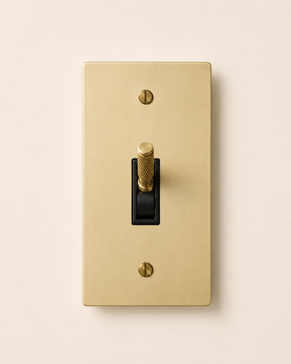 Signature Brass Toggle Switch