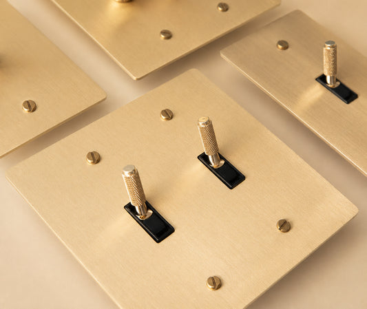 Signature Brass Toggle Switch